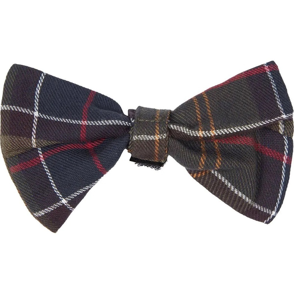 Barbour dog bowtie
